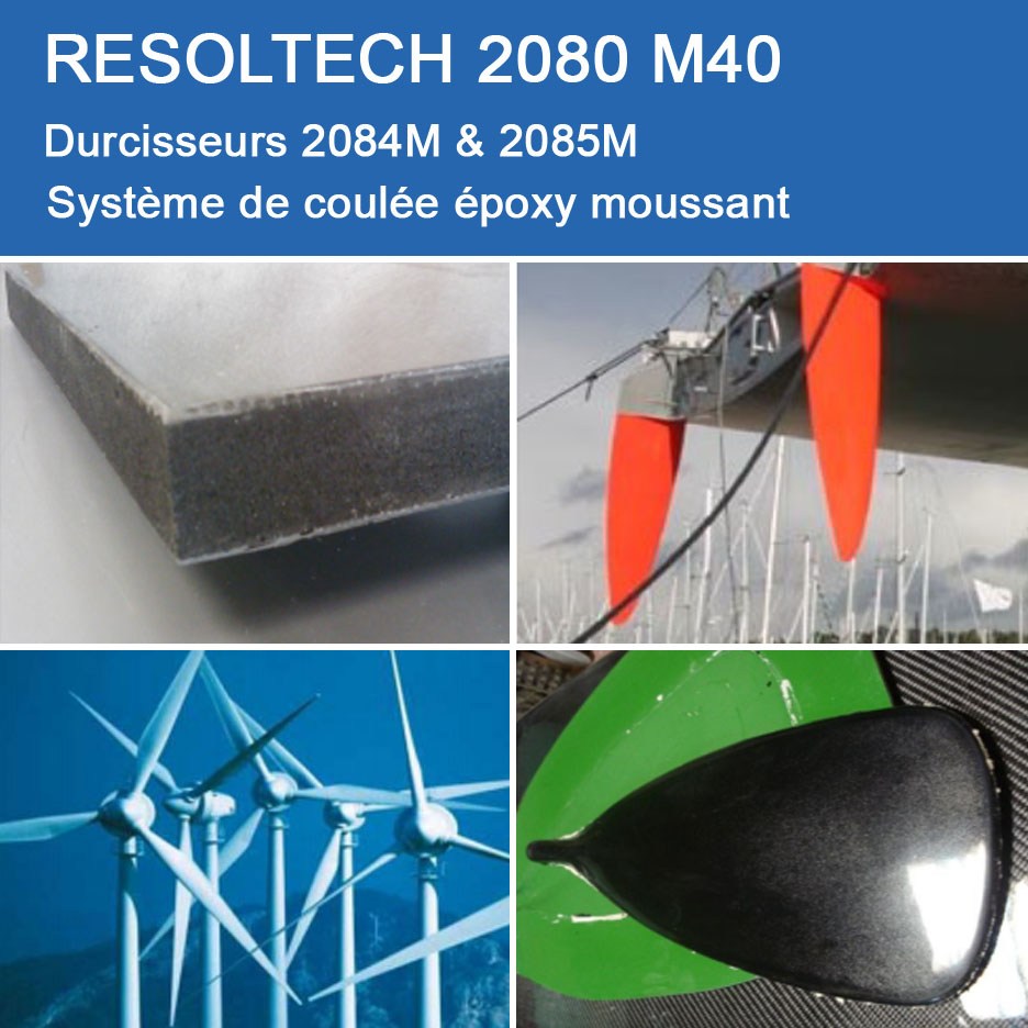Applications de 2080 M40 pour Coulée et Moussants