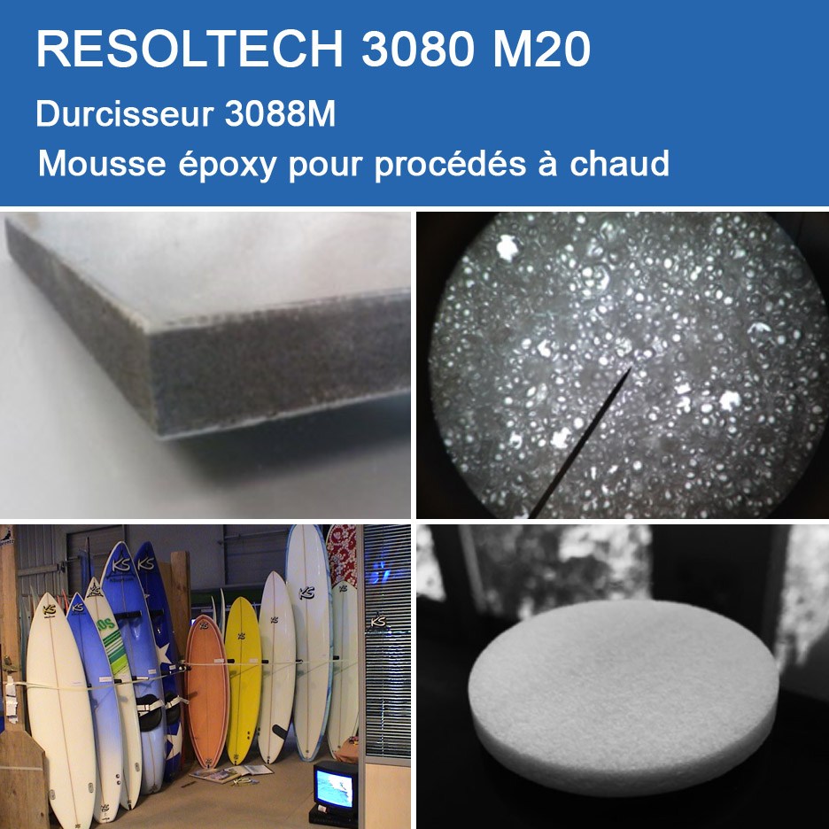 Applications de 3080 M20 pour Injection / RTM et Moussants