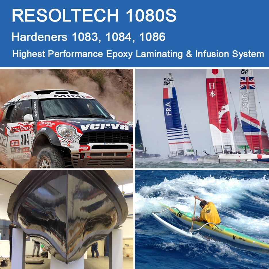 Applications of 1080S for Filament Winding, Injection Moulding / RTM, Infusion and Wet layup