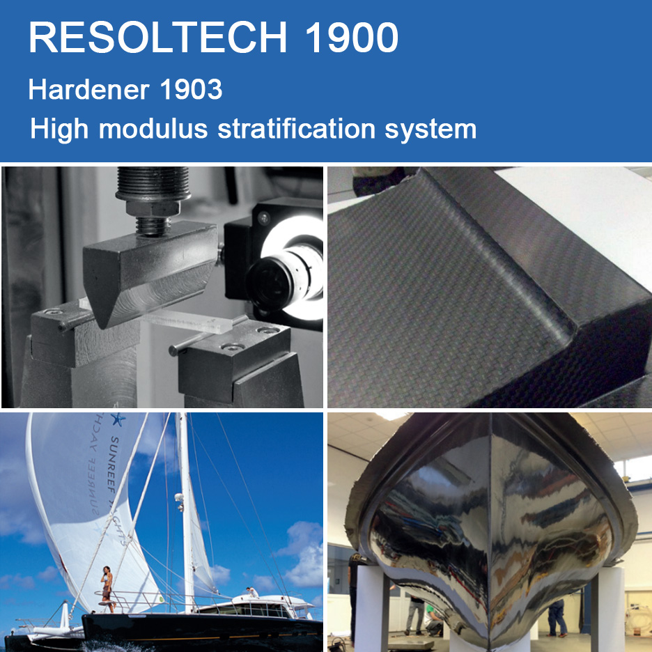 Applications of RESOLTECH 1900 for Filament Winding, Injection Moulding / RTM and Wet layup