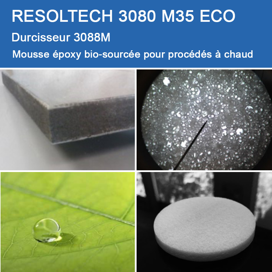 Applications de 3080 M35 ECO pour Injection / RTM et Moussants