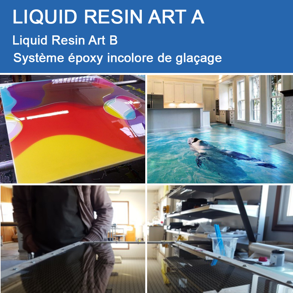 Applications de Liquid Resin Art A pour Primaires, Peintures et Vernis