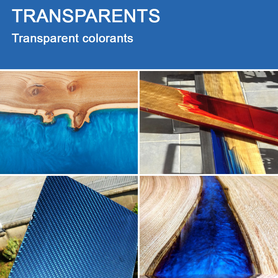 Applications of Transparents for Gelcoats, Casting and Wet layup