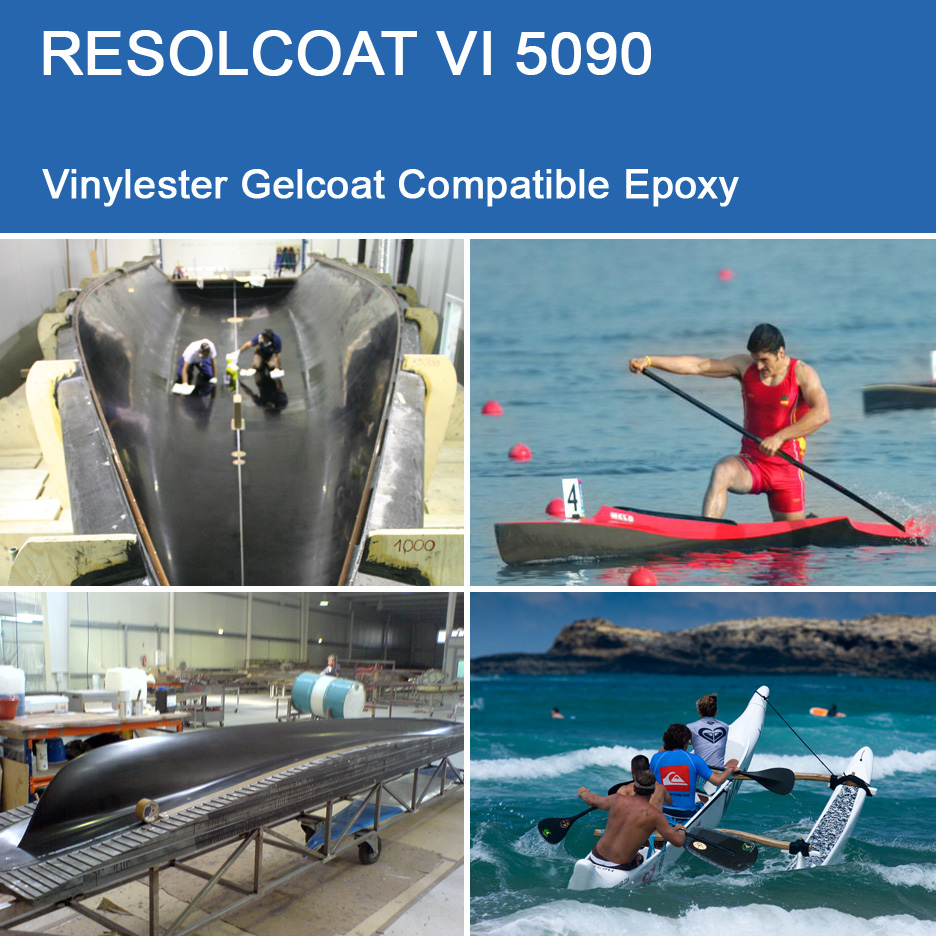 Applications of VI 5090 for Gelcoats