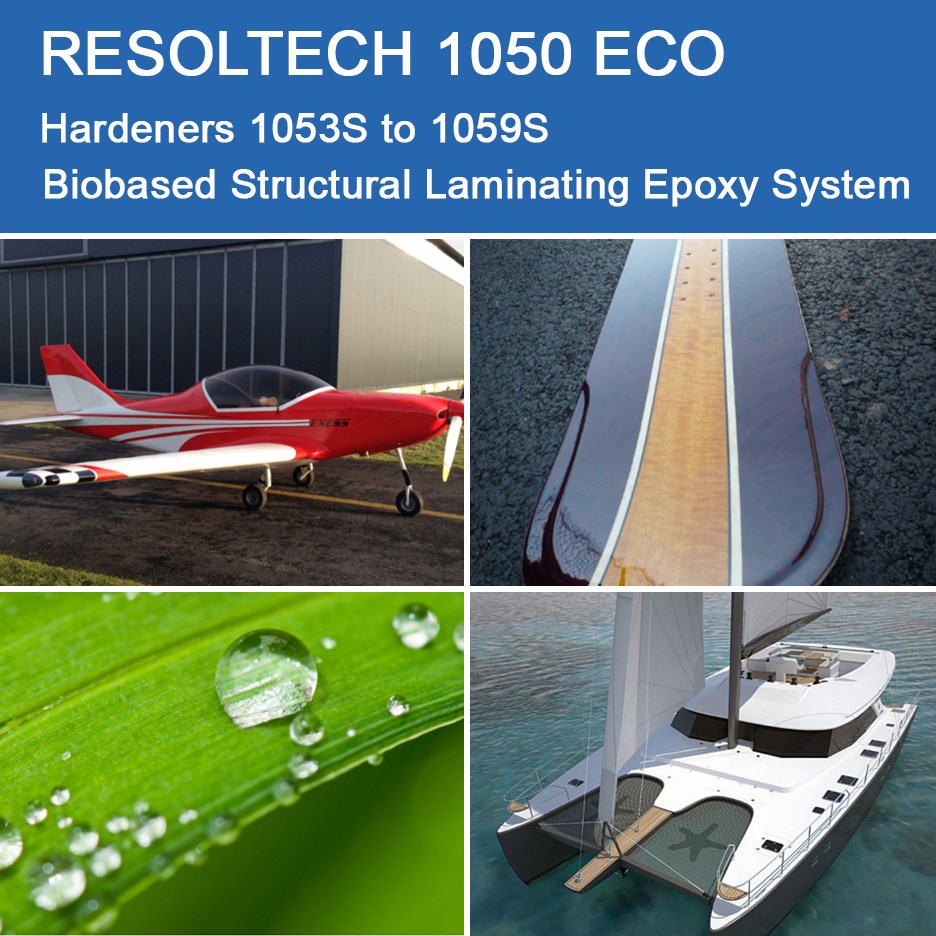 Applications of 1050 ECO for Filament Winding, Injection Moulding / RTM, Infusion and Wet layup