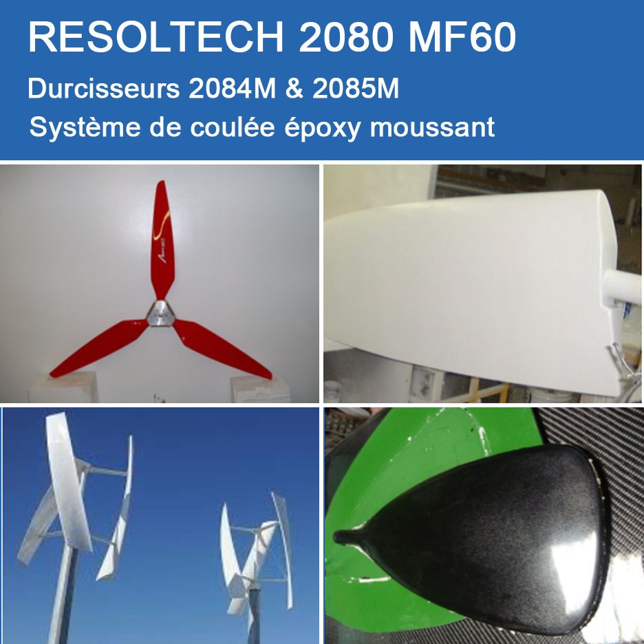 Applications de 2080 M60 pour Coulée et Moussants